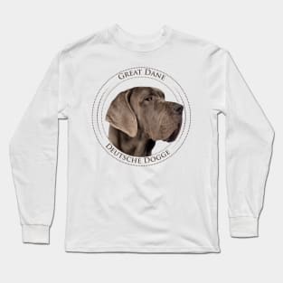 Great Dane  - Deutsche Dogge Long Sleeve T-Shirt